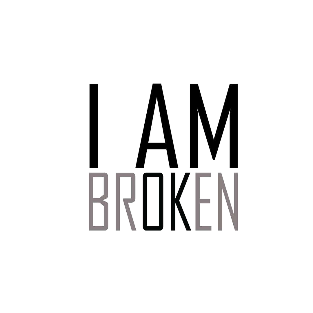 I Am Broken Sticker